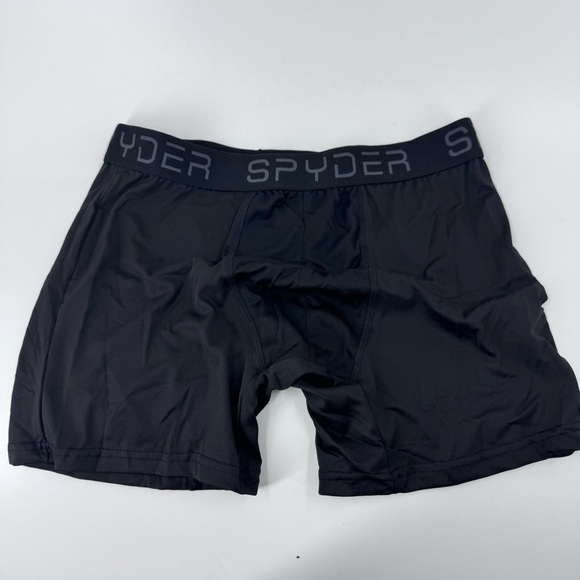 Spyder Boxer Brief Underwear Black - Size Medium - Picture 2 of 6